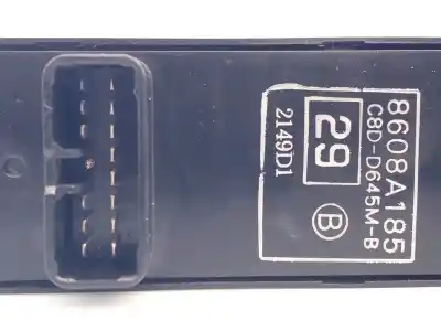 Pezzo di ricambio per auto di seconda mano interruttore alzacristalli anteriore sinistro per mitsubishi outlander (cw0) kaiteki 4wd riferimenti oem iam 8608a185 e3-a2-18-2 c8dd645mb