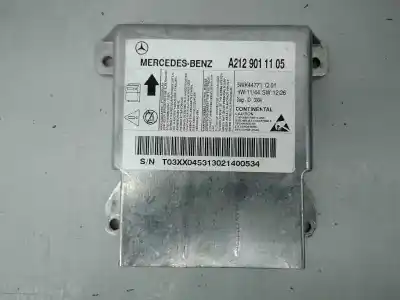 Second-hand car spare part airbag control unit for mercedes clase e (w212) familiar 220 cdi blueefficiency (212.202) oem iam references a2129011105