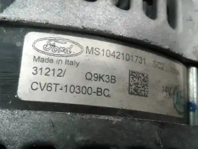 Second-hand car spare part alternator for ford fiesta (ccn) titanium oem iam references cv6t10300bc p3-a4-27-3 
