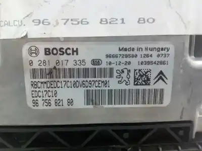 Second-hand car spare part ecu engine control for citroen c4 lim. collection oem iam references 9675682180 e3-b2-33-4 0281017335