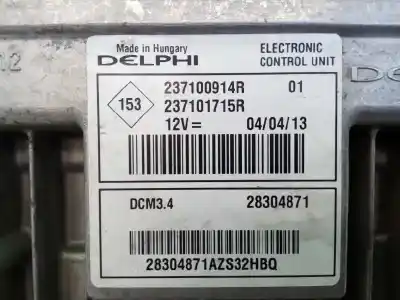Автозапчастина б/у ебу контролер двигуна для renault megane iii berlina 5 p authentique посилання на oem iam 237100914r e1-a1-3-2 237101715r