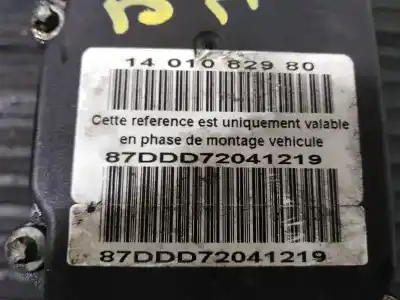Peça sobressalente para automóvel em segunda mão abs por citroen jumpy hdi 120 27 l1h1 furg. referências oem iam 0265231550 p3-a8-3-2 1401082980