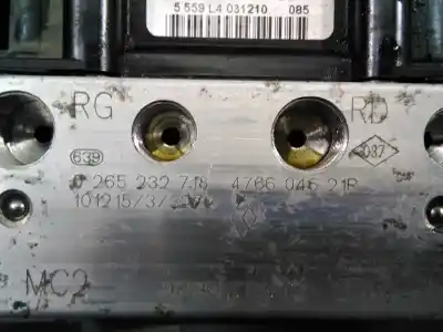 Peça sobressalente para automóvel em segunda mão abs por dacia sandero laureate music referências oem iam 0265232718 p3-a8-24-2 476604621r