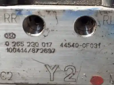 Pezzo di ricambio per auto di seconda mano abs per toyota corolla (e15) sol riferimenti oem iam 445400f031 p3-a8-23-4 0265230017