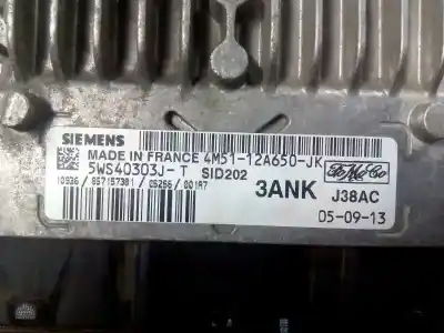 Second-hand car spare part ecu engine control for ford focus c-max (cap) ghia (d) oem iam references 4m5112a650jk e3-b3-23-3 5ws403003jt