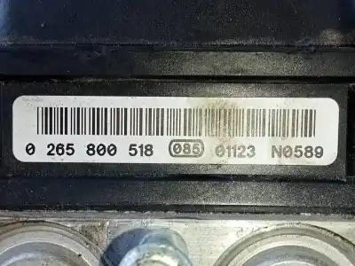 Peça sobressalente para automóvel em segunda mão abs por nissan note (e11e) tekna referências oem iam 476609u100 p3-b8-22-4 0265231732