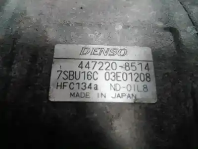 Peça sobressalente para automóvel em segunda mão compressor de ar condicionado a/a a/c por land rover freelander e familiar referências oem iam 4472208514 p3-a2-10-2 7sbu16c03e01208