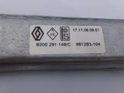 Second-hand car spare part driver left window regulator for renault clio iii confort expression oem iam references 8200291148c e1-a1-12-1 