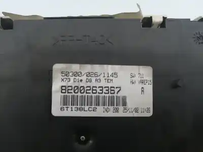 Second-hand car spare part dashboard for renault vel satis (bj0) privilege oem iam references 8200263367 e3-a4-8-4 8200166237a1