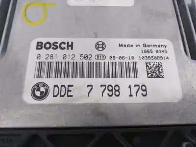 Second-hand car spare part ecu engine control for bmw serie 1 berlina (e81/e87) 118d oem iam references 7798179 e3-b5-20-1 0281012502