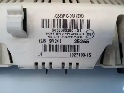 İkinci el araba yedek parçası çok fonksiyonlu ekran için peugeot 307 cc (s1) 1.6 oem iam referansları 9658083380 e3-b2-29-2 102710015