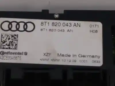 Автозапчастина б/у клімат-контроль для audi q5 (8r) 3.0 v6 24v tdi посилання на oem iam 8t1820043an e2-a1-43-2 