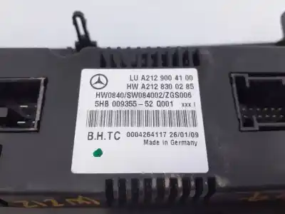 Peça sobressalente para automóvel em segunda mão comando de sofagem (chauffage / ar condicionado) por mercedes clase e (w212) lim. 350 cdi blueefficiency (212.025) referências oem iam a2129004100  a2128300285