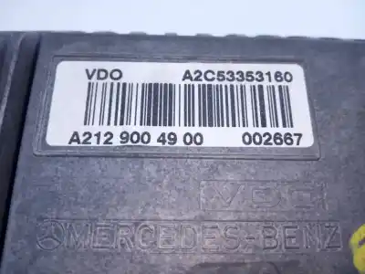 Pièce détachée automobile d'occasion système audio / radiocd pour mercedes clase e (w212) lim. 350 cdi blueefficiency (212.025) références oem iam a2129004900  a2129060201