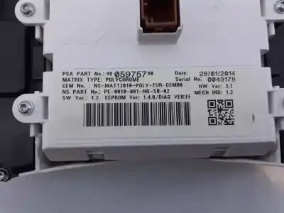 Peça sobressalente para automóvel em segunda mão quadrante por peugeot 508 allure referências oem iam 9805975780 e3-b2-29-3 9806086280