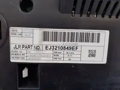Peça sobressalente para automóvel em segunda mão quadrante por land rover evoque pure referências oem iam ej3210849ef e3-b3-34-2 