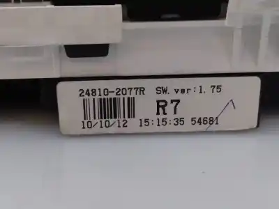 Second-hand car spare part dashboard for renault koleos dynamique oem iam references 248102077r e2-a1-29-7 