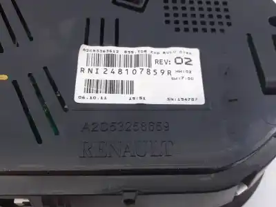 Tweedehands auto-onderdeel instrumentenpaneel voor renault megane iii berlina 5 p emotion oem iam-referenties 248107859r e2-a1-20-3 a2c53258659
