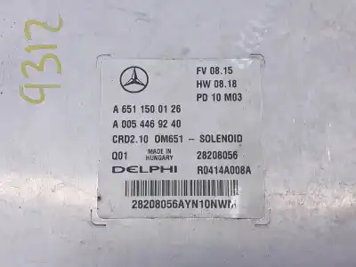 Recambio de automóvil de segunda mano de centralita motor uce para mercedes clase e (w212) lim. e 200 cdi blueefficiency (212.005) referencias oem iam a6511500126  a0054469240