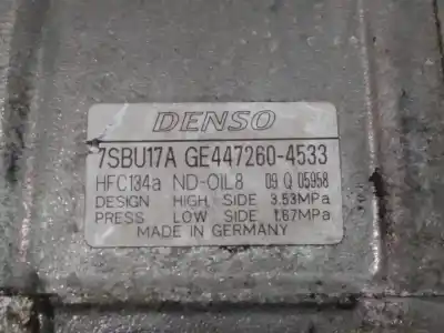 Peça sobressalente para automóvel em segunda mão compressor de ar condicionado a/a a/c por bmw serie 7 (f01/f02) 740d referências oem iam 7sbu17a p3-a2-3-2 ge4472604533