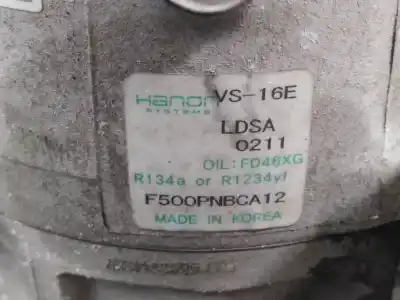 Peça sobressalente para automóvel em segunda mão compressor de ar condicionado a/a a/c por kia carens ( ) drive referências oem iam f500pnbca12 p3-a2-8-5 