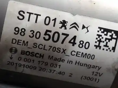 Автозапчастина б/у двигун запускається для peugeot 208 (p2) allure посилання на oem iam 9830507480 p3-b7-14-3 0001179031 Автозапчастина б/у двигун запускається для peugeot 208 (p2) allure посилання на oem iam 9830507480 p3-b7-14-3 0001179031