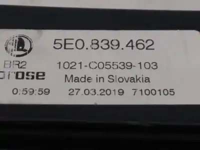 Автозапчастина б/у регулятор скла заднього правого для skoda octavia lim. (5e3) ambition посилання на oem iam 1021c05539103 e1-a5-16-1 5e0839462
