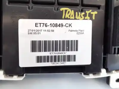 Recambio de automóvil de segunda mano de cuadro instrumentos para ford transit courier ambiente referencias oem iam et7610849ck e3-b3-30-1 