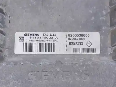 Second-hand car spare part ecu engine control for dacia logan mcv laureate oem iam references 8200636605 e2-a1-15-1 s110140022a