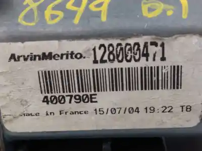 Gebrauchtes Autoersatzteil vorderer linker fenstermotor zum otras marcas megane ii berlina 3p confort authentique oem-iam-referenzen 128000471 e2-a1-29-1 