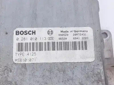 Second-hand car spare part ecu engine control for land rover freelander (ln) 2.0 di familiar (72kw) oem iam references 0281010113 e3-b3-9-1 msb101071