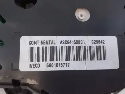 İkinci el araba yedek parçası enstrüman paneli için iveco daily furgón fg 33 s ... v batalla 3000 oem iam referansları a2c84155001  5801815717