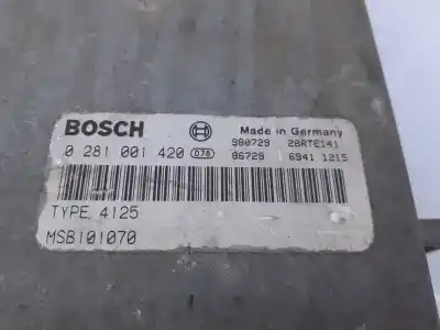 Pezzo di ricambio per auto di seconda mano centralina motore per land rover freelander (ln) 2.0 di familiar (72kw) riferimenti oem iam 0281001420 e3-b3-3-3 msb101070