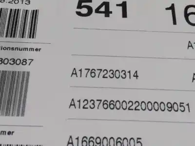 Автозапчасти б/у регулятор стекла переднего правого за mercedes-benz clase a (w176) a 220 cdi (176.003) ссылки oem iam a1767230314 p2-b3-28 