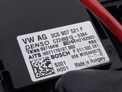 Recambio de automóvil de segunda mano de ventilador calefaccion para volkswagen touran (1t3) highline referencias oem iam 3c0907521f  