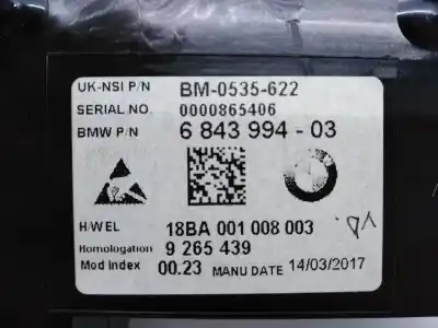 Автозапчастина б/у панель інструментів для mini mini 5-trg. (f55) cooper d посилання на oem iam 684399403 e3-a2-48-4 926439