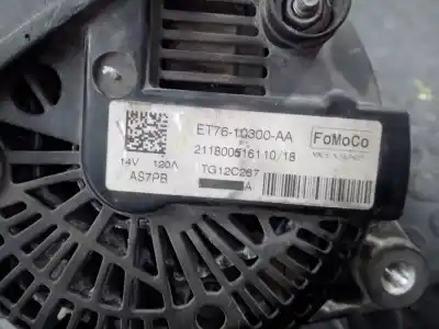 Peça sobressalente para automóvel em segunda mão alternador por ford transit courier combi trend referências oem iam et7610300aa p3-a4-3-3 211800516110
