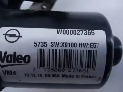 Автозапчасти б/у мотор переднего стеклоочистителя за opel zafira (c) selective start/stop ссылки oem iam w000027199 e2-b6-15-2 w000027365