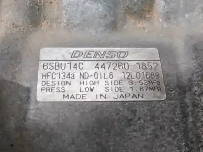 Second-hand car spare part air conditioning compressor for bmw x1 (e84) sdrive 18d oem iam references 4472601852 p3-a2-23-3 6sbu14c