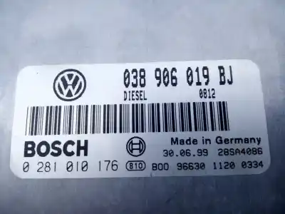 Recambio de automóvil de segunda mano de centralita motor uce para volkswagen passat berlina (3b2) 1.9 tdi referencias oem iam 038906019bj 0281010176 e2-a1-19-7 