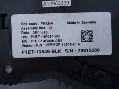 Recambio de automóvil de segunda mano de cuadro instrumentos para ford focus lim. business referencias oem iam f1et10849blk e3-b3-31-1 f1et14c026abj