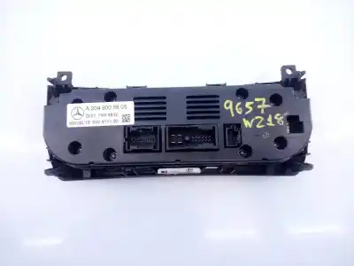 Recambio de automóvil de segunda mano de mando climatizador para mercedes clase cls (w218) cls 250 cdi be (218.303) referencias oem iam a2049005805 e3-a1-8-1 a2c31516400