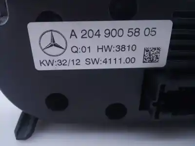 Recambio de automóvil de segunda mano de mando climatizador para mercedes clase cls (w218) cls 250 cdi be (218.303) referencias oem iam a2049005805 e3-a1-8-1 a2c31516400