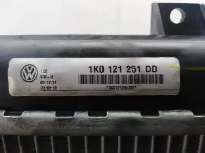 Recambio de automóvil de segunda mano de radiador agua para volkswagen touran (1t3) highline referencias oem iam 1k0121251dd p2-b6-30 