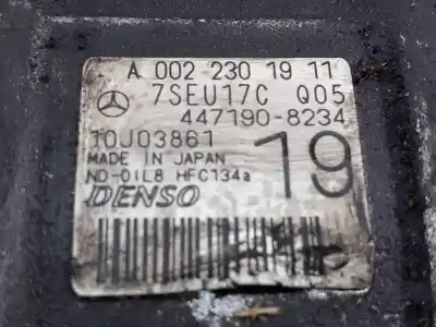 Recambio de automóvil de segunda mano de compresor aire acondicionado para mercedes vito (w639) basic, combi 109 cdi compacto (639.601) referencias oem iam a0022301911 p3-a3-3-1 