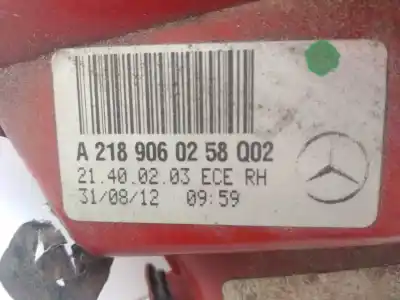 Recambio de automóvil de segunda mano de piloto trasero derecho para mercedes clase cls (w218) cls 250 cdi be (218.303) referencias oem iam a2189060258q02 e1-a2-38-1 