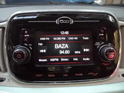 Recambio de automóvil de segunda mano de sistema audio / radio cd para fiat 500 cabrio (150) lounge referencias oem iam 07356535980  