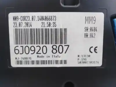 Peça sobressalente para automóvel em segunda mão quadrante por seat ibiza sc (6j1) reference referências oem iam 6j0920807 e2-a1-18-6 