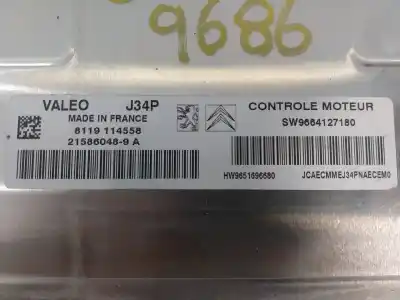 Second-hand car spare part ecu engine control for citroen c3 1.1 audace oem iam references 21586048 e3-b2-41-4 sw9664127180