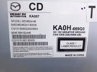 Pezzo di ricambio per auto di seconda mano sistema di navigazione gps per mazda cx-5 style+ 2wd riferimenti oem iam 904569462446 e3-b5-24-4 ka0g66cm0